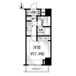 プレール・ドゥーク木場駅前の物件間取画像